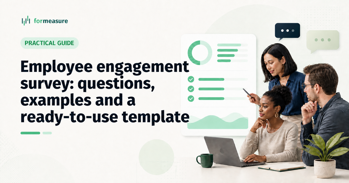 Cover for “Employee Engagement Survey: 17 Questions, Scoring and Template”